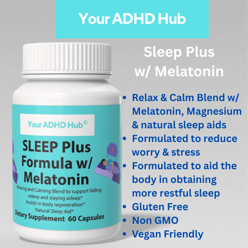 Your ADHD Sleep + with Melatonin (30 Serves)