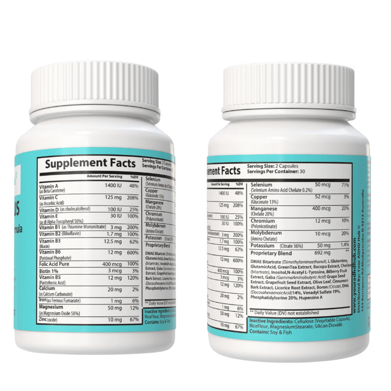 Your ADHD Focus + w/ Nootropics (30 Serves)