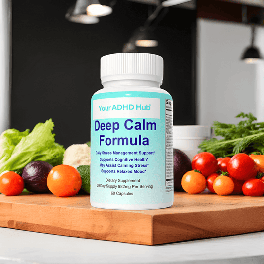 Stress Relief Supplement For ADHD: Deep Calm Formula